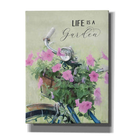 'Life is a Garden' by Lori Deiter, Canvas Wall Art