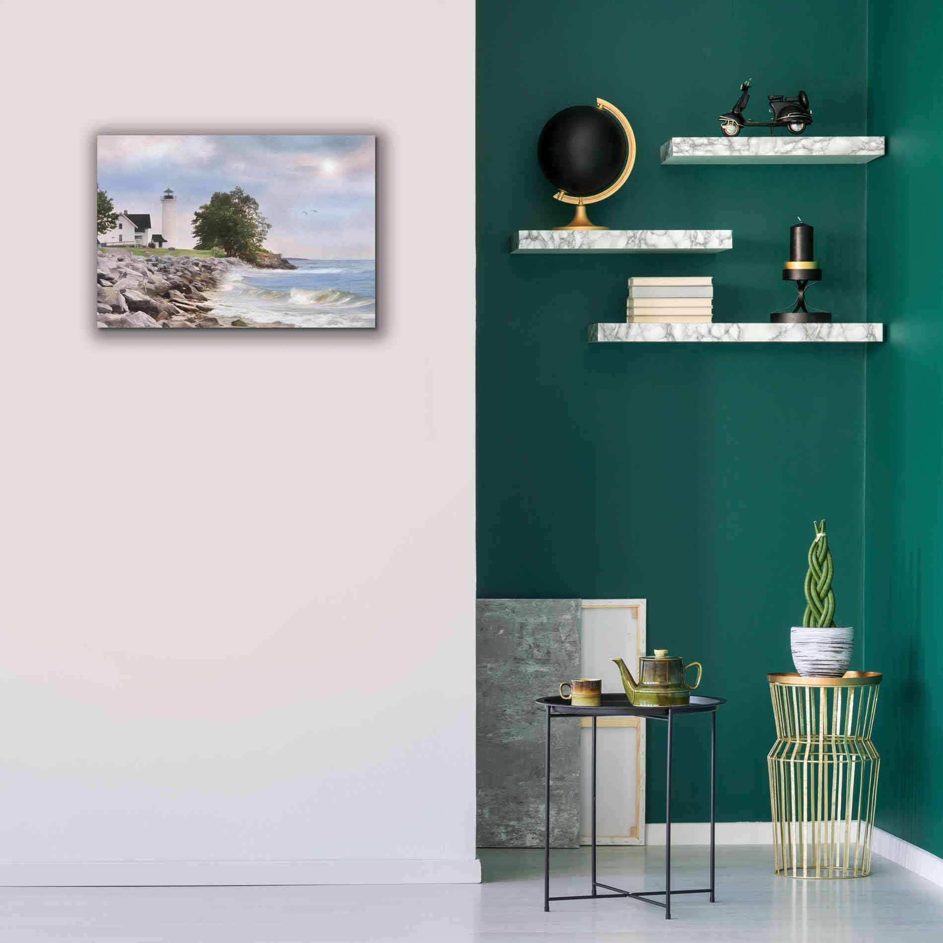 'Afternoon at Tibbetts Point' by Lori Deiter, Canvas Wall Art,26 x 18
