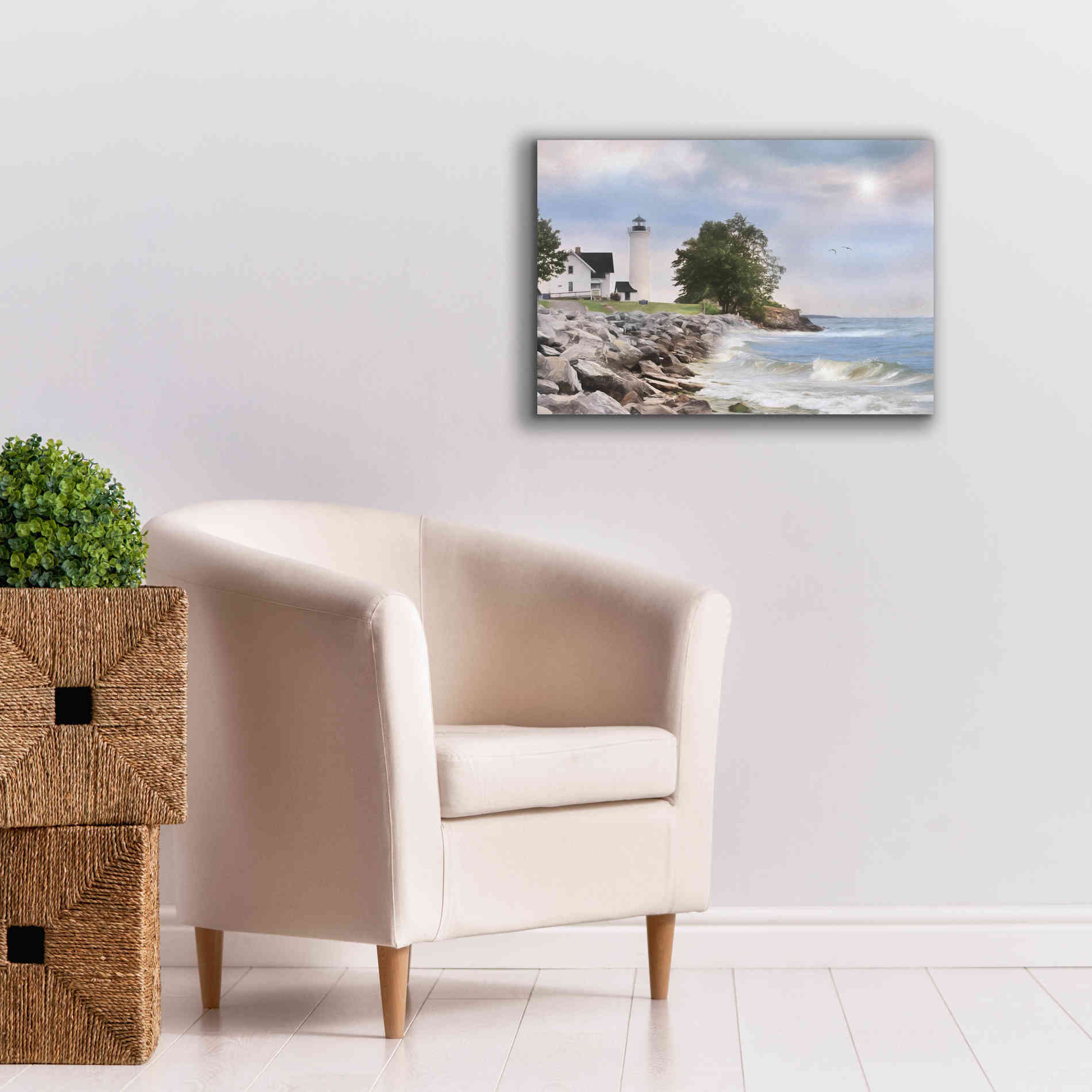 'Afternoon at Tibbetts Point' by Lori Deiter, Canvas Wall Art,26 x 18