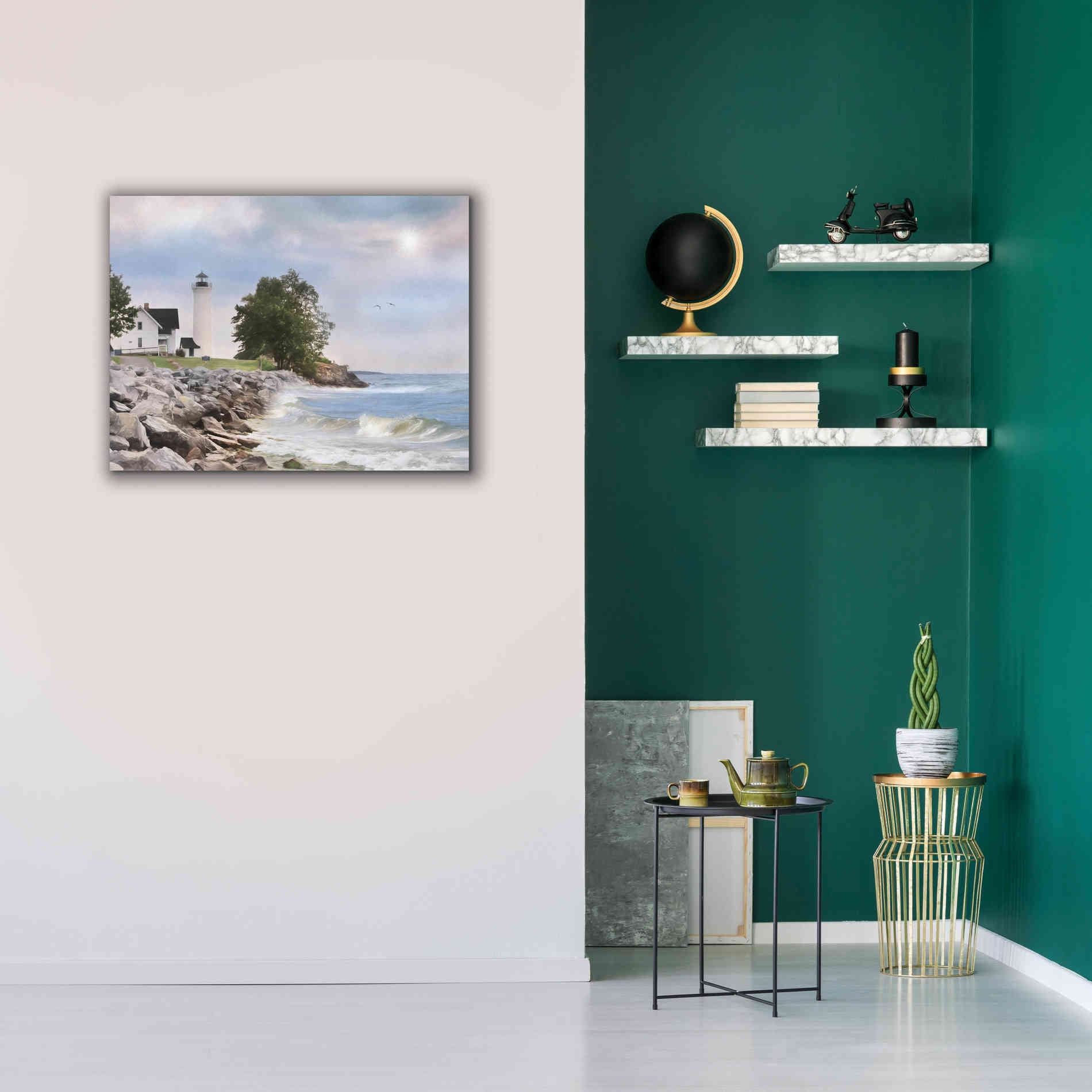 'Afternoon at Tibbetts Point' by Lori Deiter, Canvas Wall Art,34 x 26