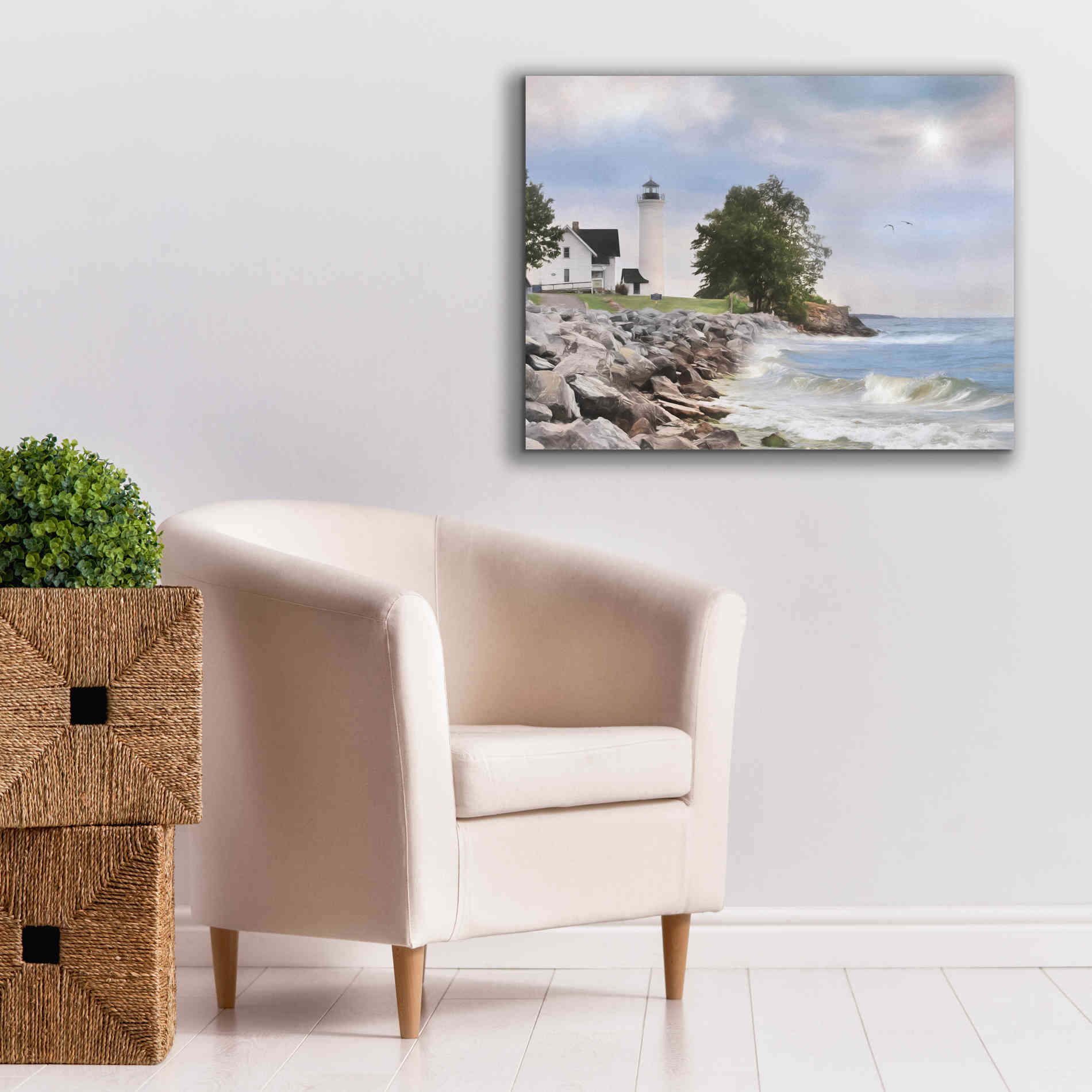 'Afternoon at Tibbetts Point' by Lori Deiter, Canvas Wall Art,34 x 26