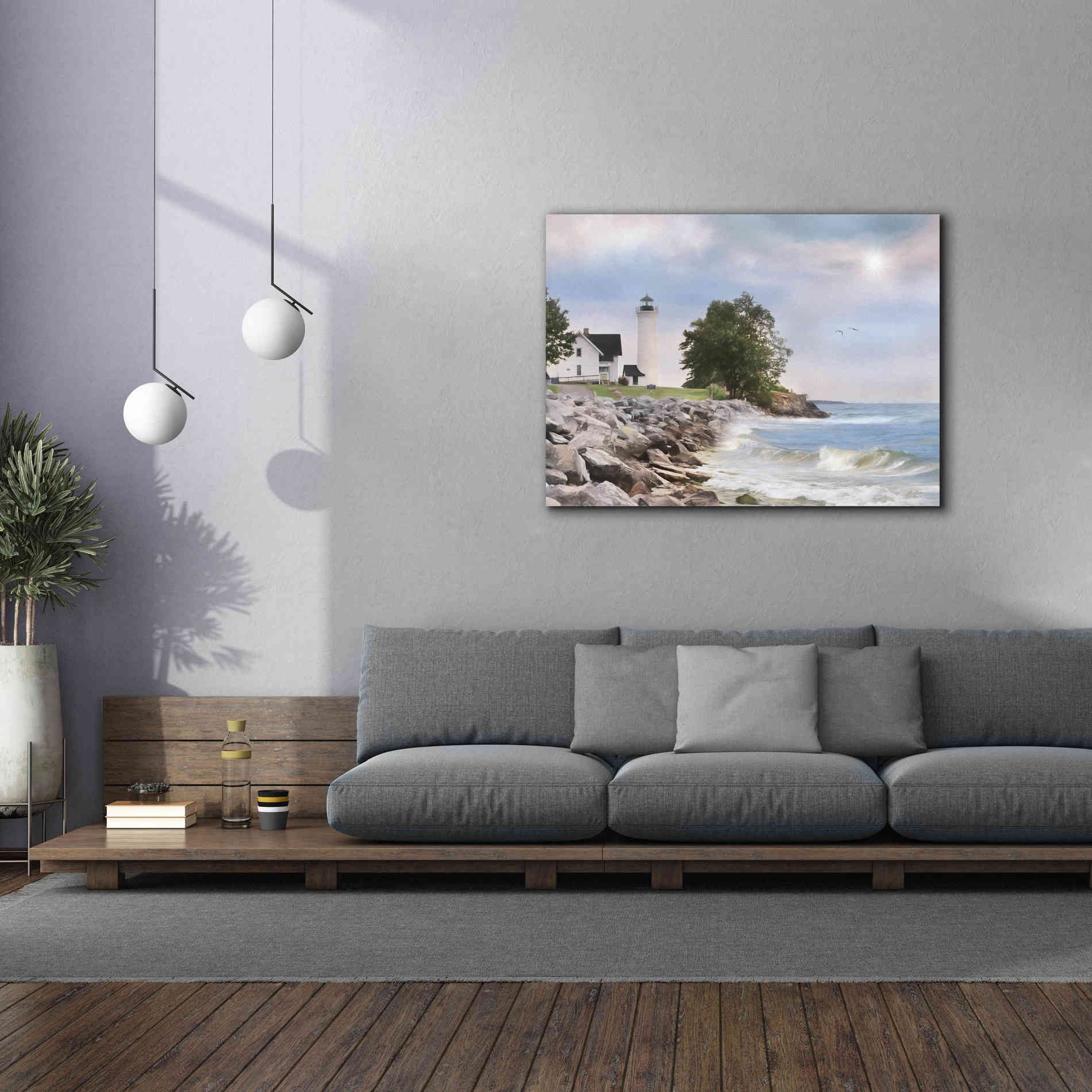 'Afternoon at Tibbetts Point' by Lori Deiter, Canvas Wall Art,54 x 40