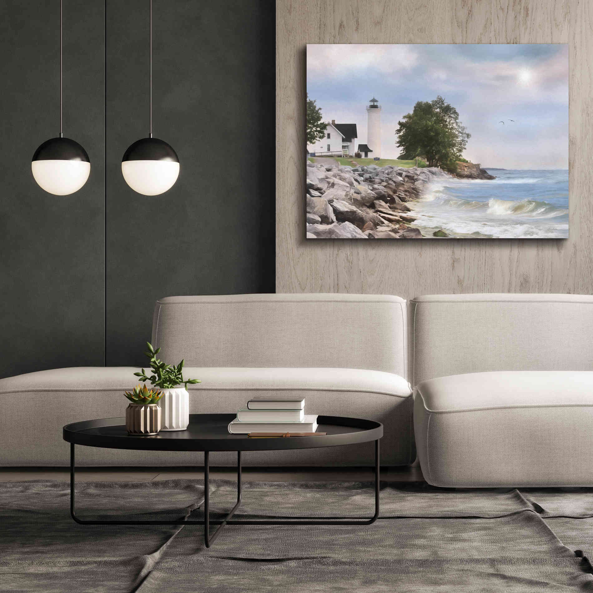 'Afternoon at Tibbetts Point' by Lori Deiter, Canvas Wall Art,54 x 40