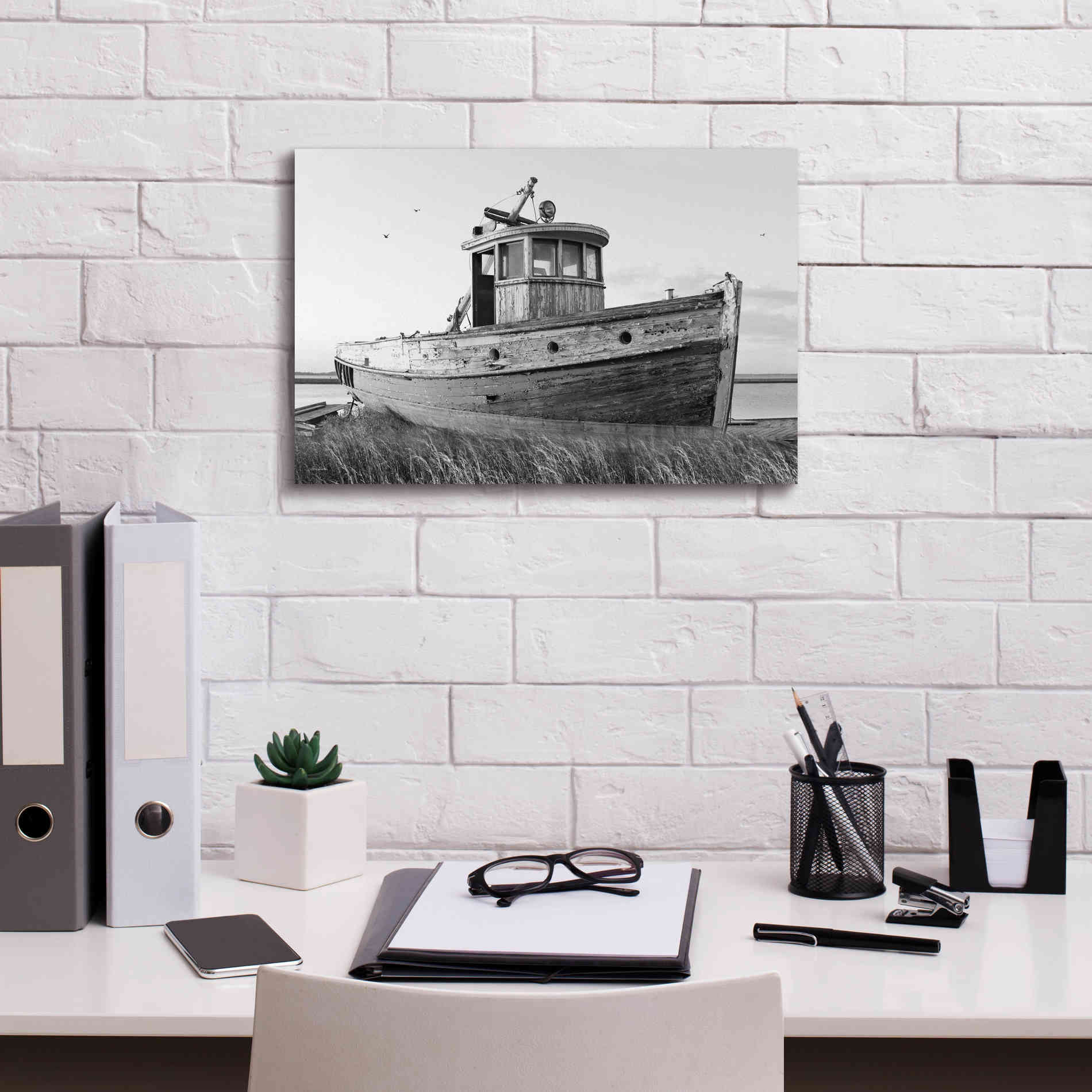 'This Old Boat I' by Lori Deiter, Canvas Wall Art,18 x 12