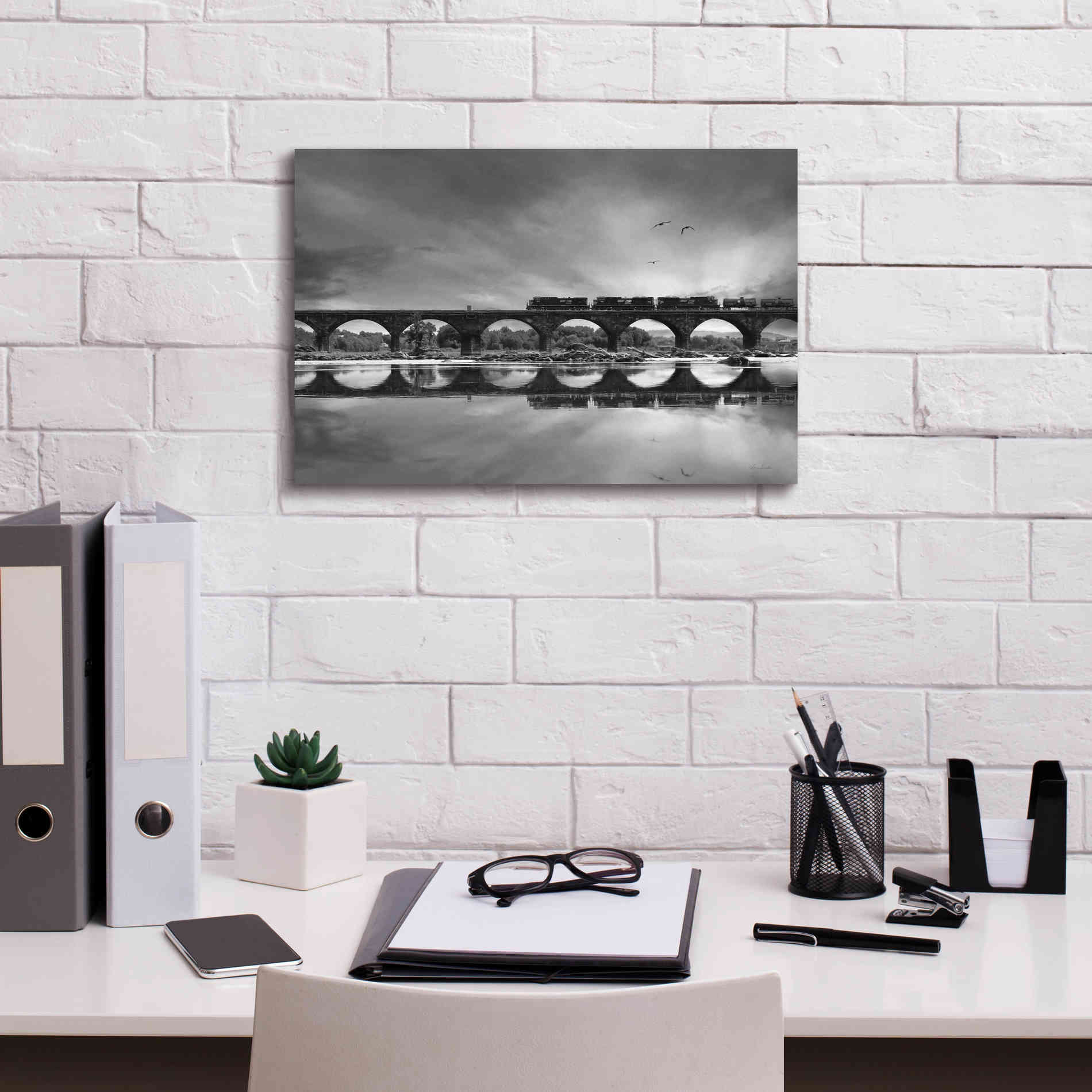 'All Aboard' by Lori Deiter, Canvas Wall Art,18 x 12