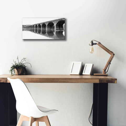 Image of 'Rockwell Bridge' by Lori Deiter, Canvas Wall Art,24 x 12