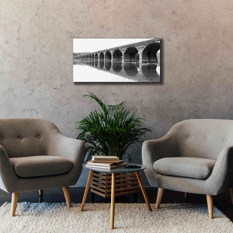 Image of 'Rockwell Bridge' by Lori Deiter, Canvas Wall Art,40 x 20