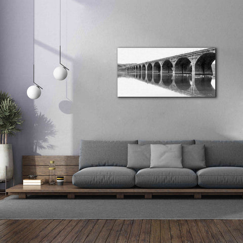 Image of 'Rockwell Bridge' by Lori Deiter, Canvas Wall Art,60 x 30