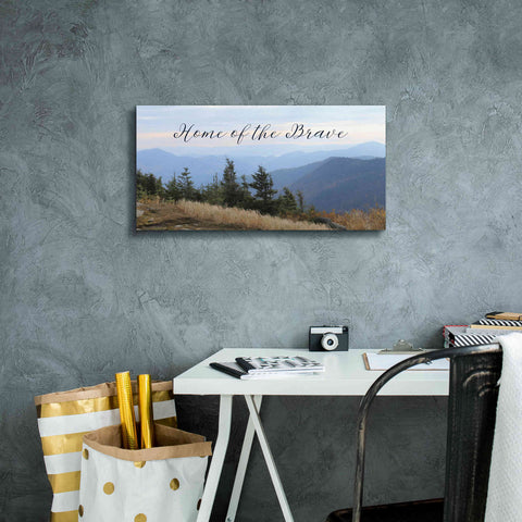 Image of 'Home of the Brave' by Lori Deiter, Canvas Wall Art,24 x 12