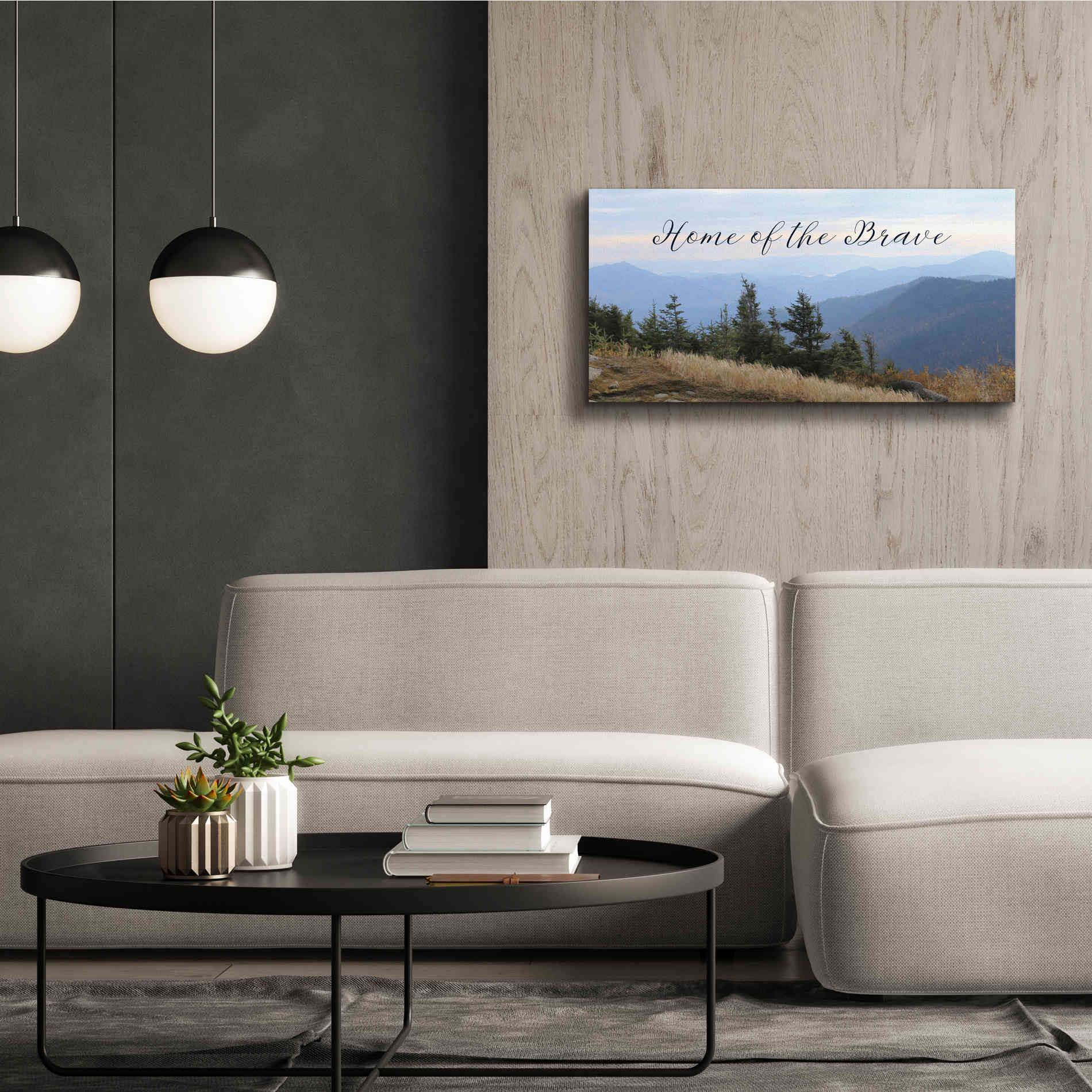 'Home of the Brave' by Lori Deiter, Canvas Wall Art,40 x 20