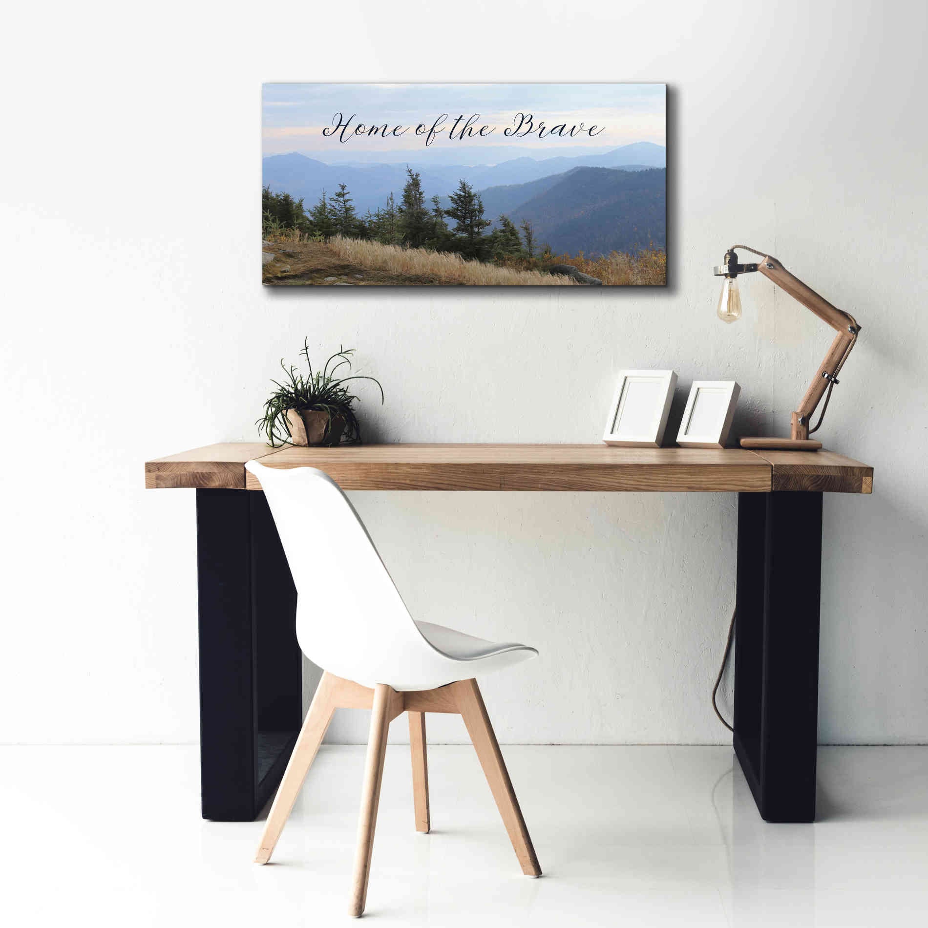 'Home of the Brave' by Lori Deiter, Canvas Wall Art,40 x 20