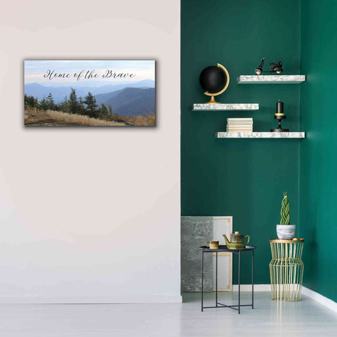 Image of 'Home of the Brave' by Lori Deiter, Canvas Wall Art,40 x 20