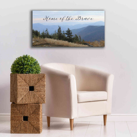 Image of 'Home of the Brave' by Lori Deiter, Canvas Wall Art,40 x 20