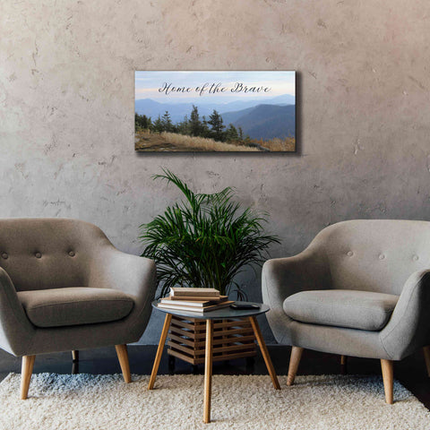 Image of 'Home of the Brave' by Lori Deiter, Canvas Wall Art,40 x 20