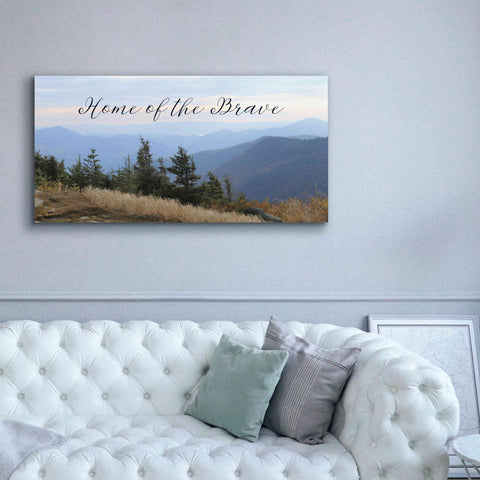 Image of 'Home of the Brave' by Lori Deiter, Canvas Wall Art,60 x 30