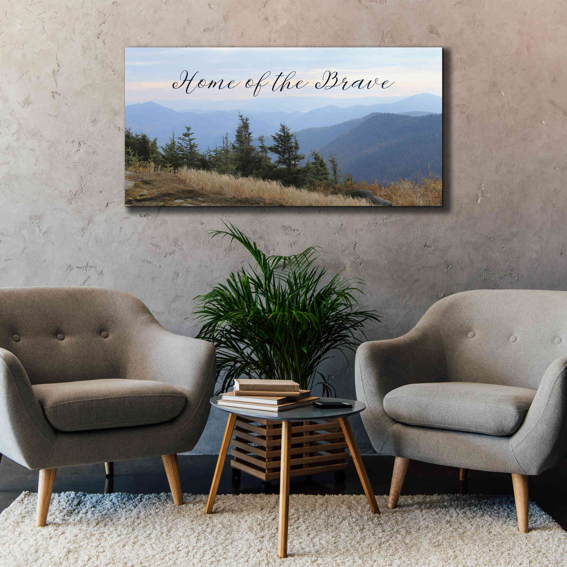 'Home of the Brave' by Lori Deiter, Canvas Wall Art,60 x 30