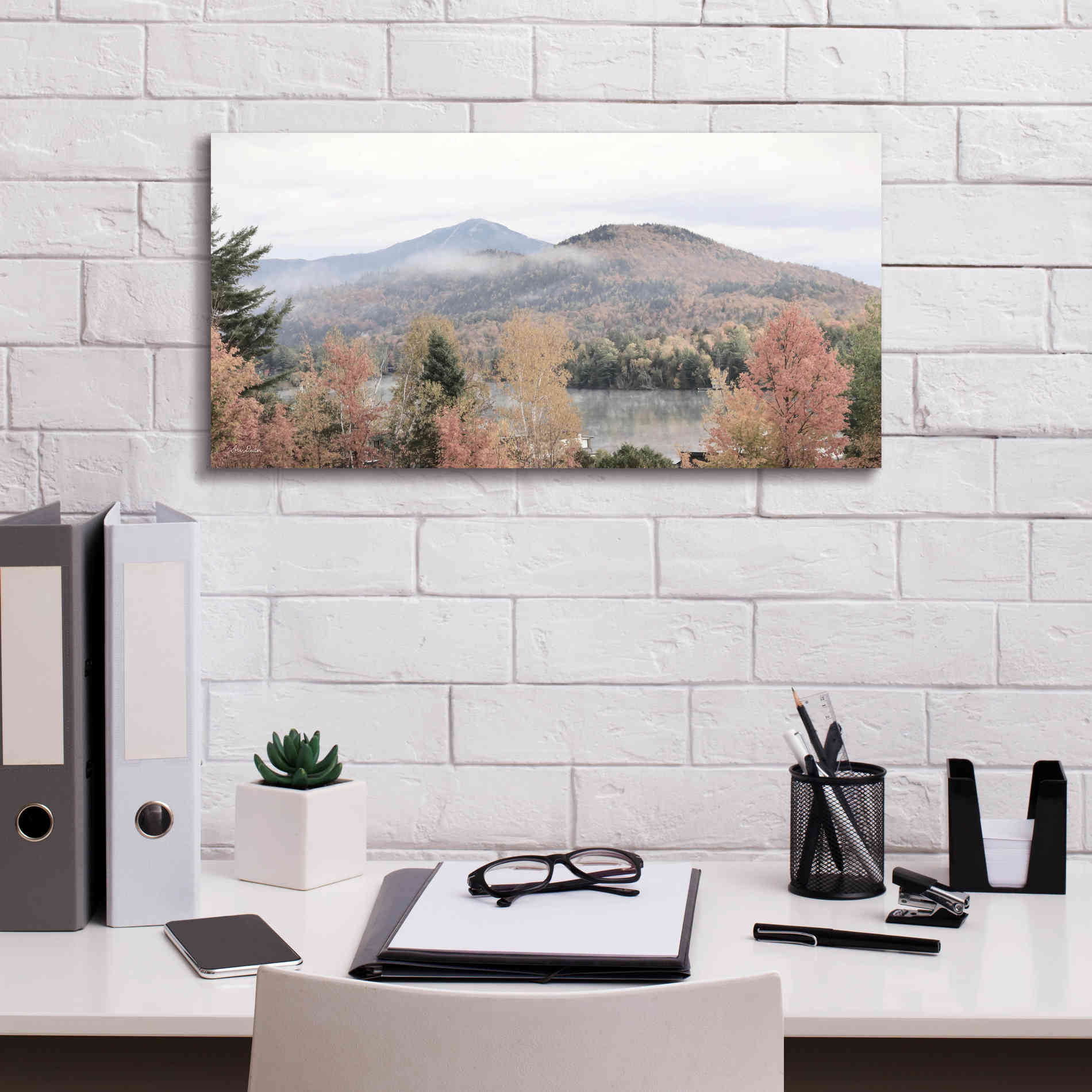 'Whiteface Mountain' by Lori Deiter, Canvas Wall Art,24 x 12