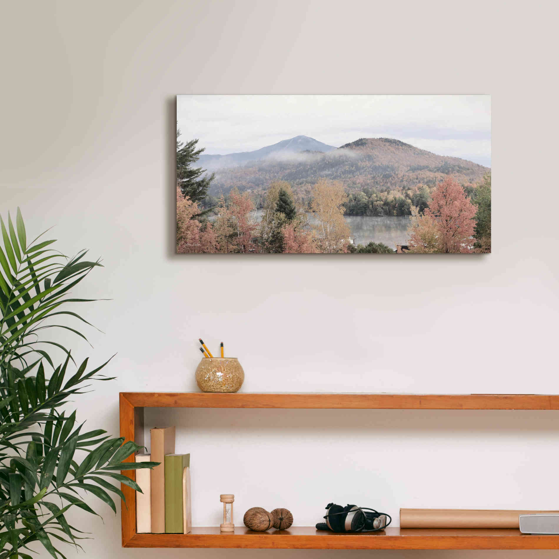 'Whiteface Mountain' by Lori Deiter, Canvas Wall Art,24 x 12