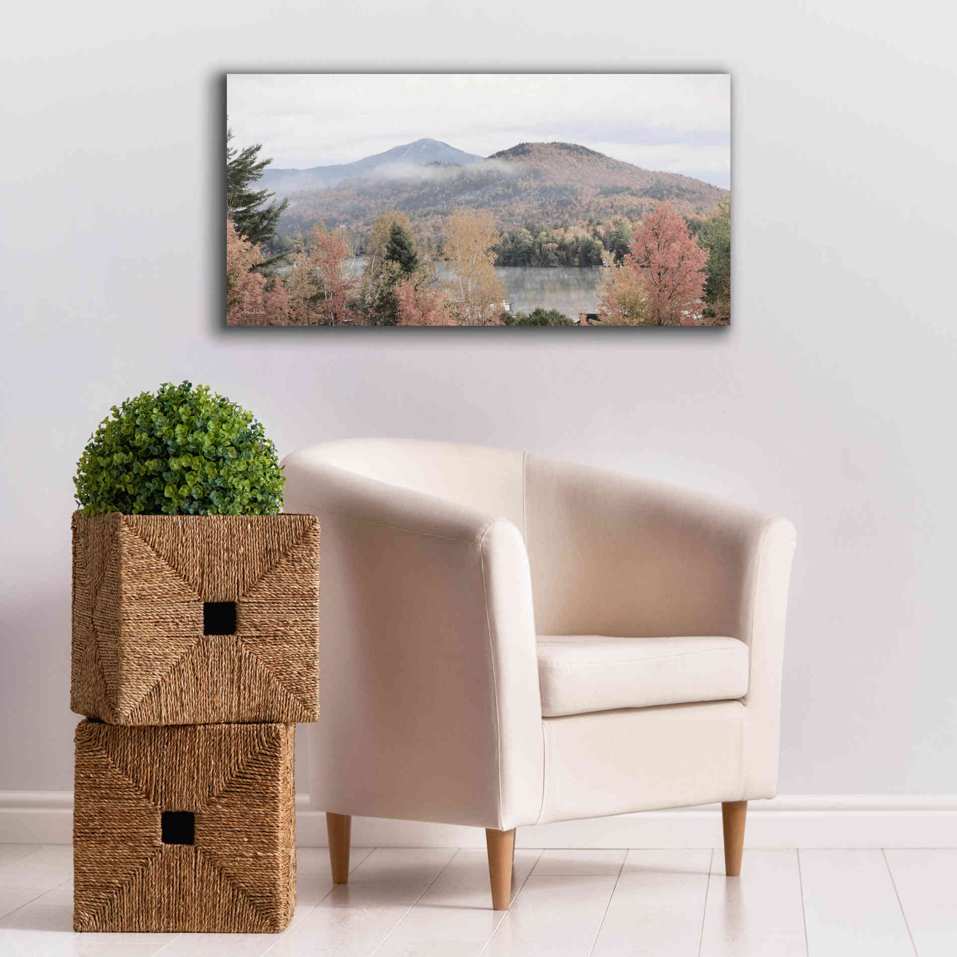 'Whiteface Mountain' by Lori Deiter, Canvas Wall Art,40 x 20
