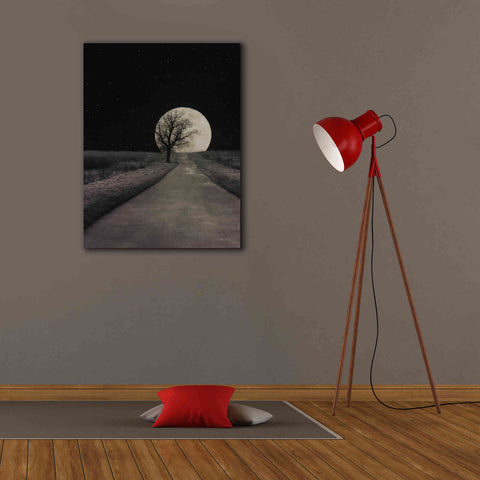 Image of 'Moonlit Country Road' by Lori Deiter, Canvas Wall Art,26 x 34