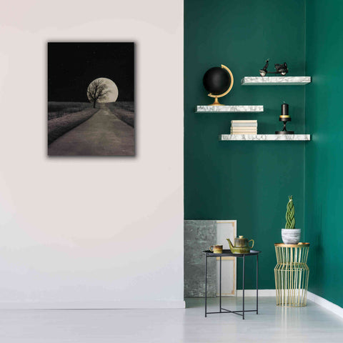 Image of 'Moonlit Country Road' by Lori Deiter, Canvas Wall Art,26 x 34