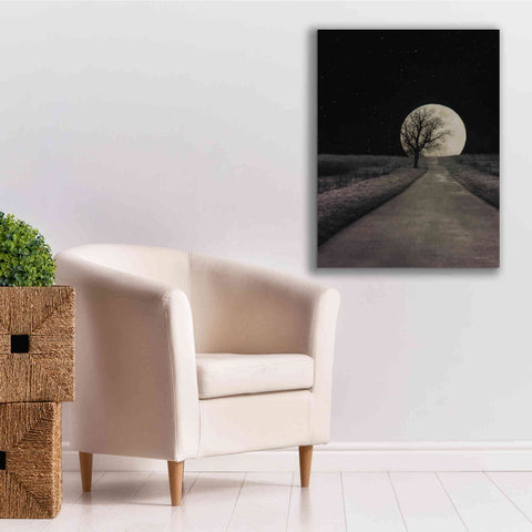 Image of 'Moonlit Country Road' by Lori Deiter, Canvas Wall Art,26 x 34