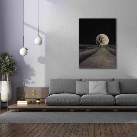 Image of 'Moonlit Country Road' by Lori Deiter, Canvas Wall Art,40 x 54