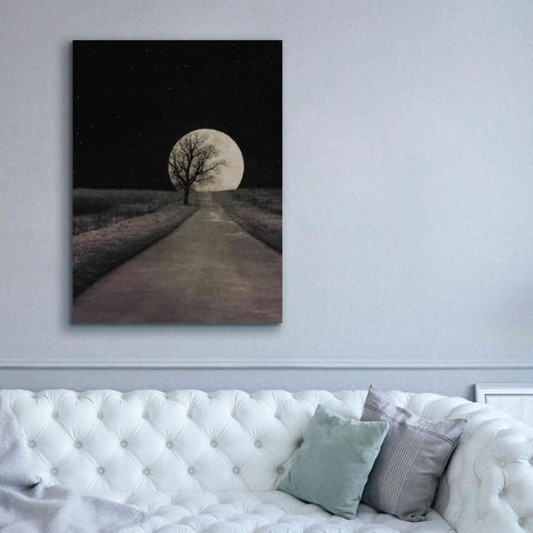 Image of 'Moonlit Country Road' by Lori Deiter, Canvas Wall Art,40 x 54