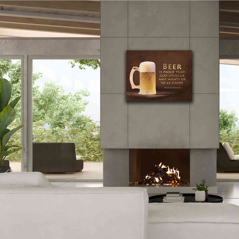 Image of 'Be Happy' by Lori Deiter, Canvas Wall Art,34 x 26