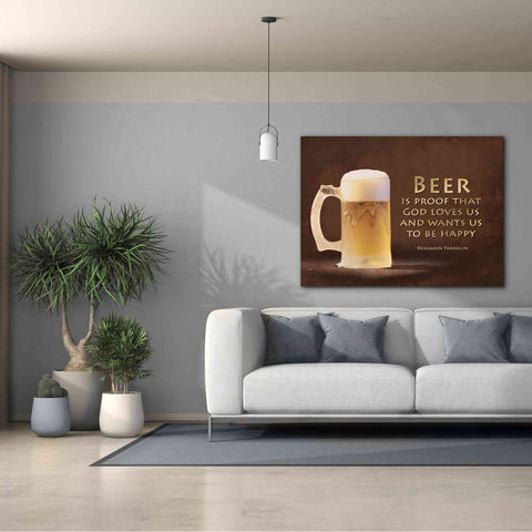 Image of 'Be Happy' by Lori Deiter, Canvas Wall Art,54 x 40