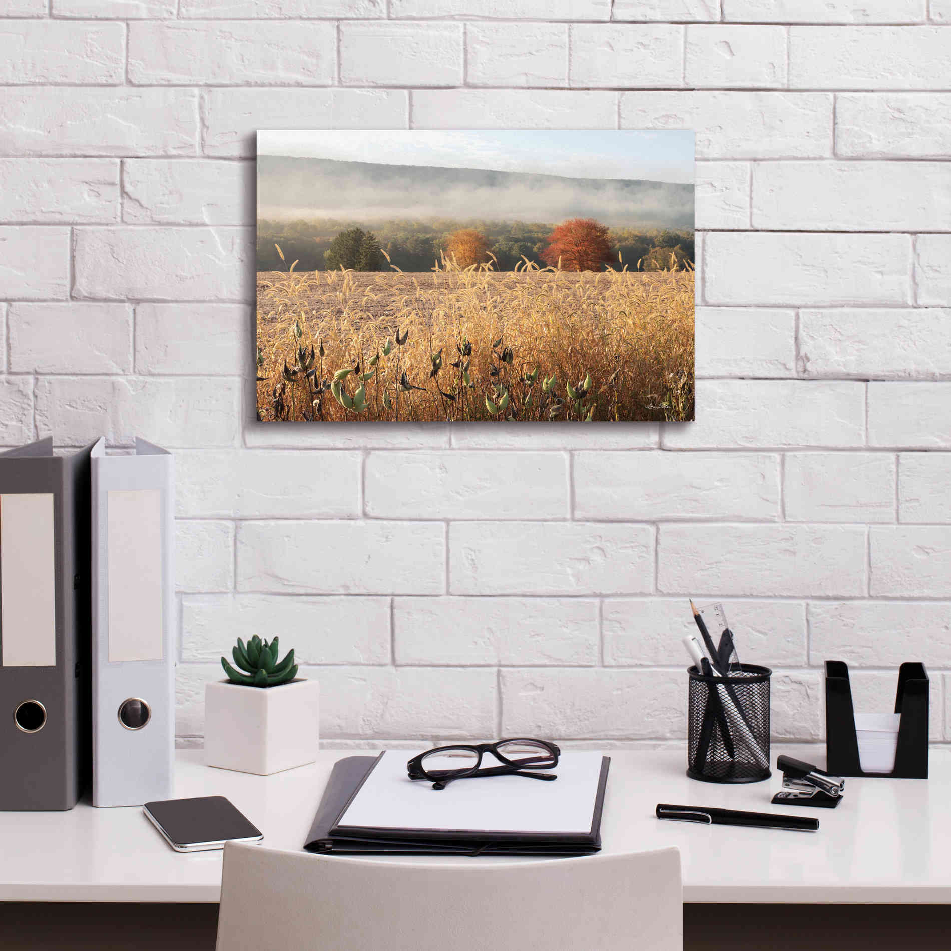 'Autumn Shades' by Lori Deiter, Canvas Wall Art,18 x 12