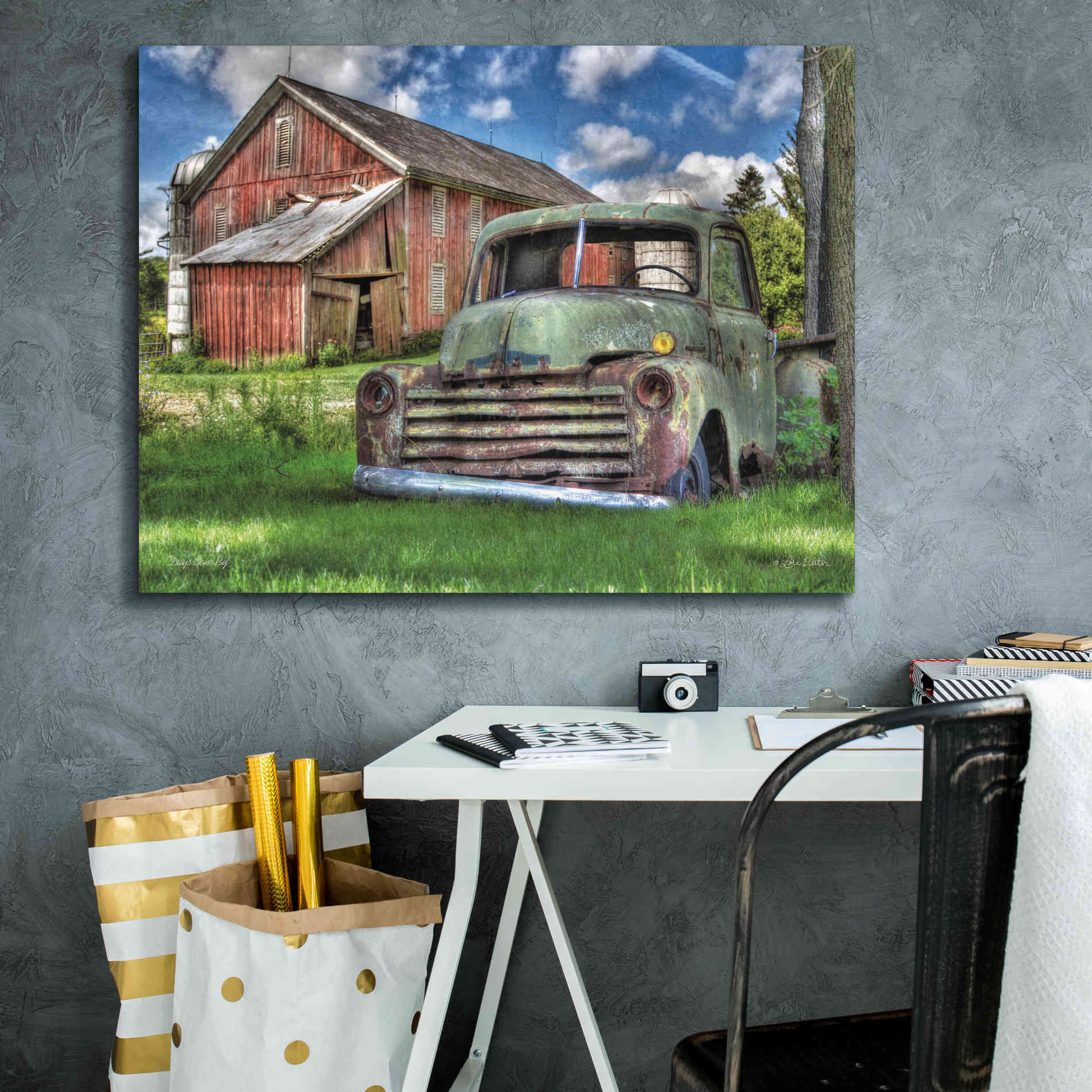 'Days Gone By' by Lori Deiter, Canvas Wall Art,34 x 26