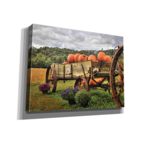 Image of 'Pumpkin Wagon' by Lori Deiter, Canvas Wall Art