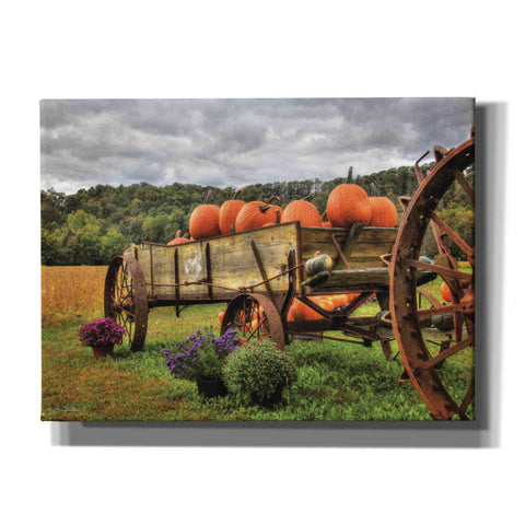 Image of 'Pumpkin Wagon' by Lori Deiter, Canvas Wall Art