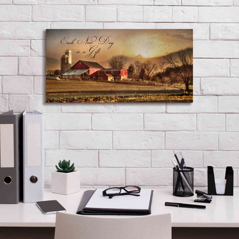 Image of 'Each New Day' by Lori Deiter, Canvas Wall Art,24 x 12