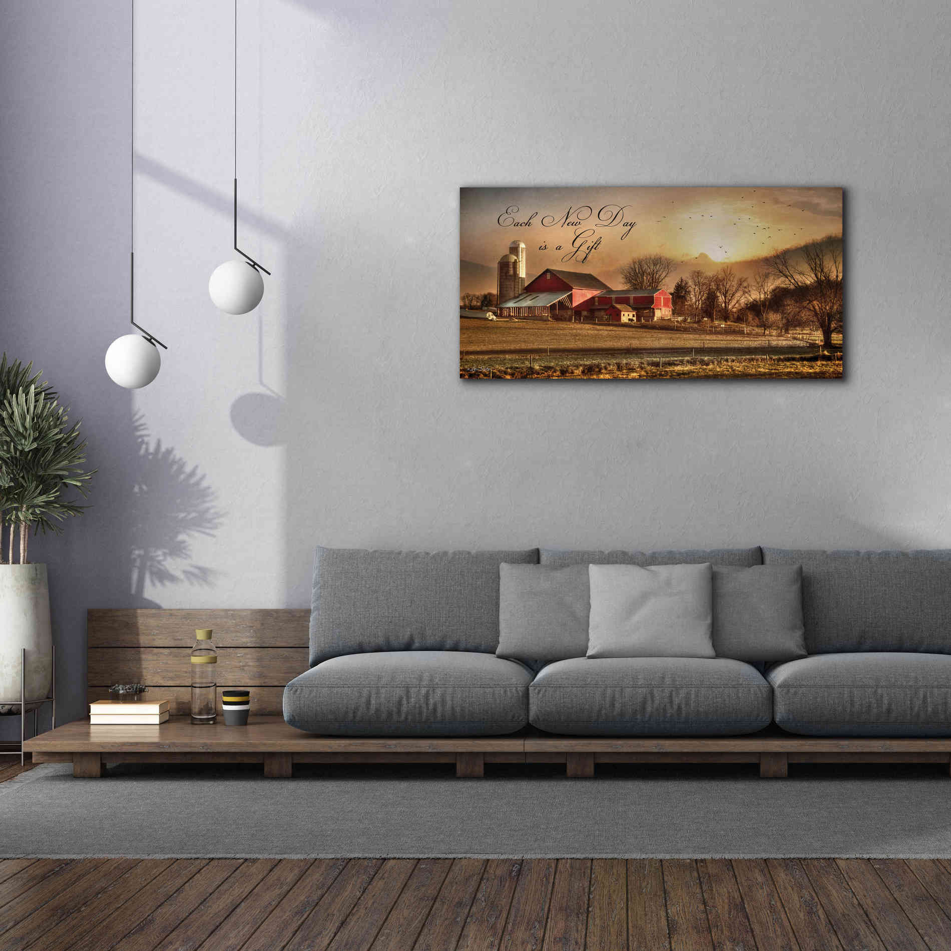 'Each New Day' by Lori Deiter, Canvas Wall Art,60 x 30