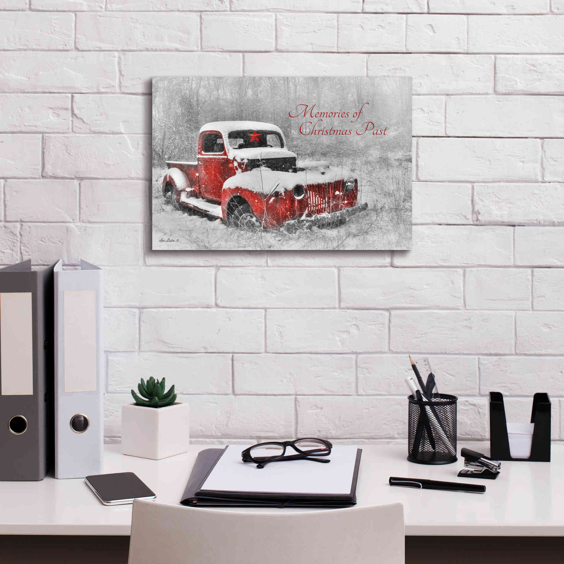 'Christmas Past' by Lori Deiter, Canvas Wall Art,18 x 12