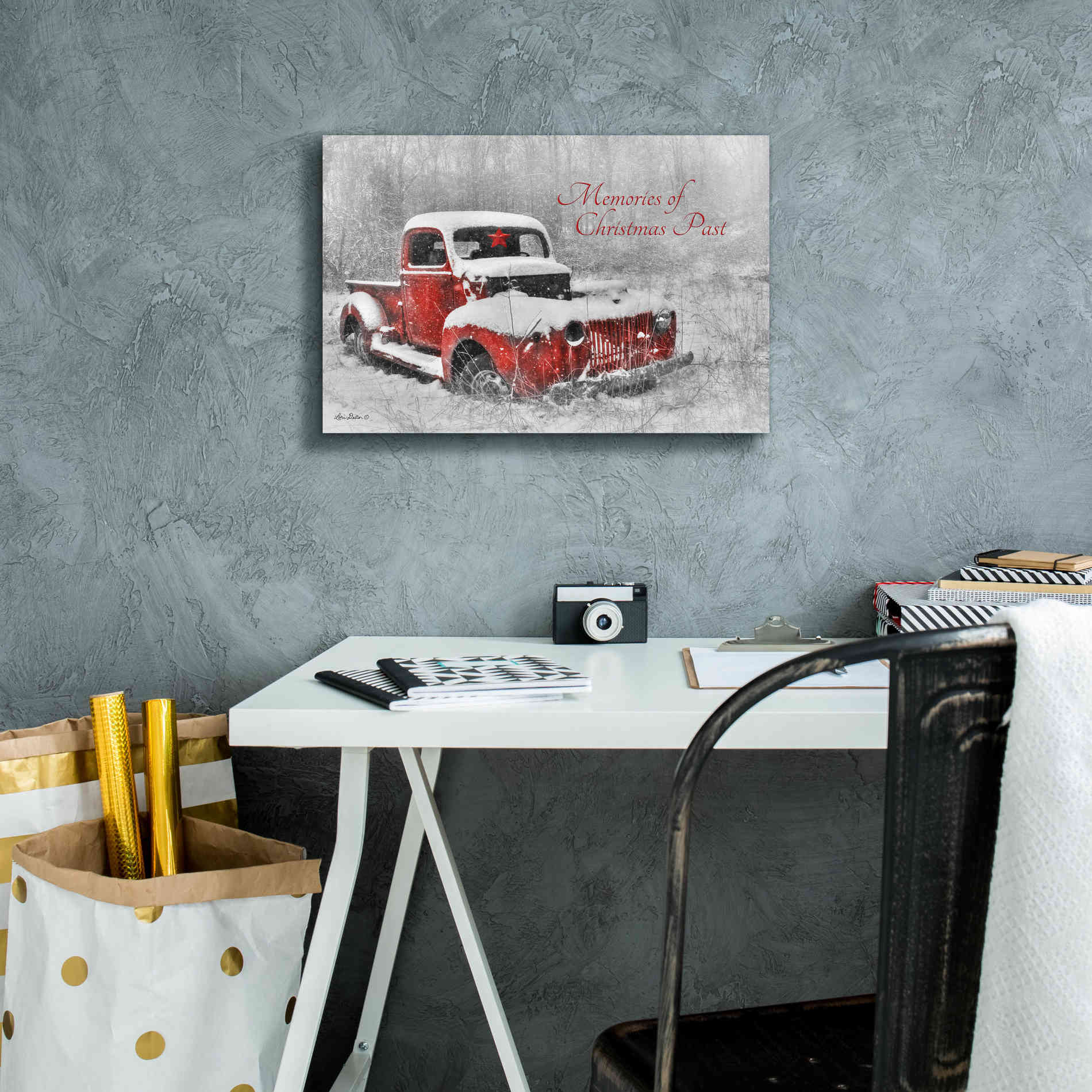 'Christmas Past' by Lori Deiter, Canvas Wall Art,18 x 12