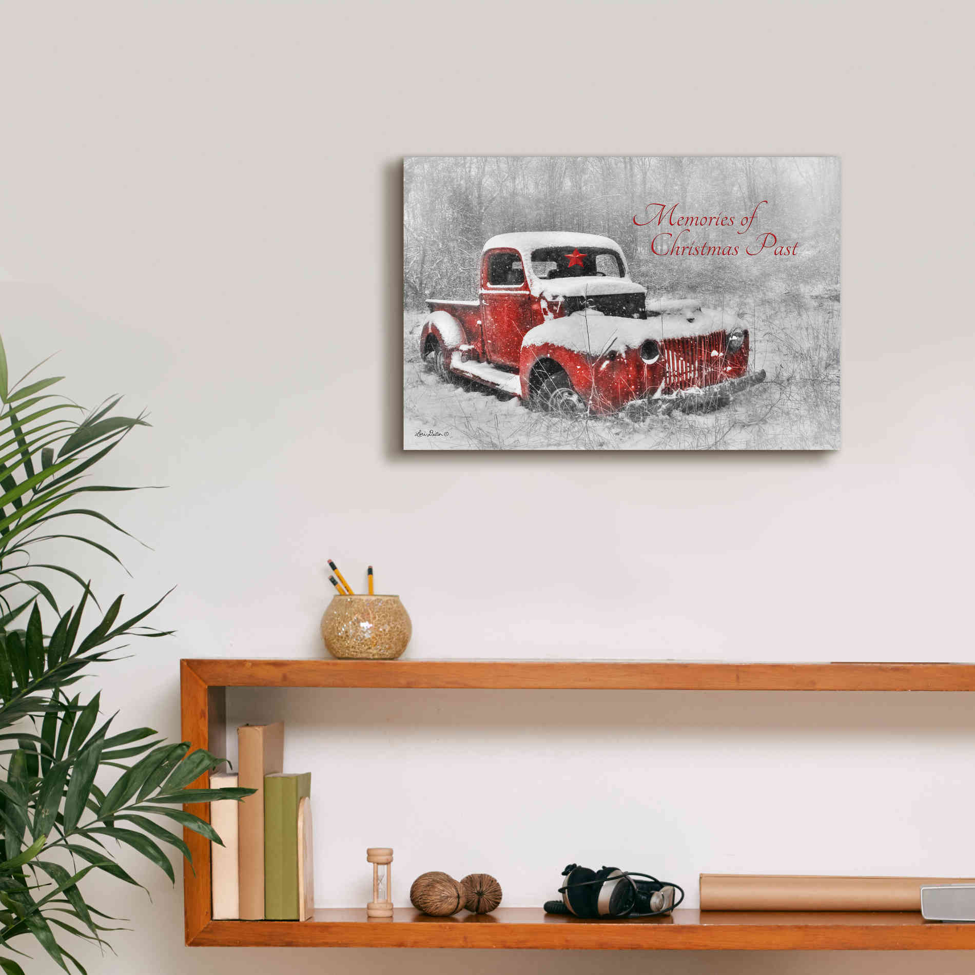 'Christmas Past' by Lori Deiter, Canvas Wall Art,18 x 12