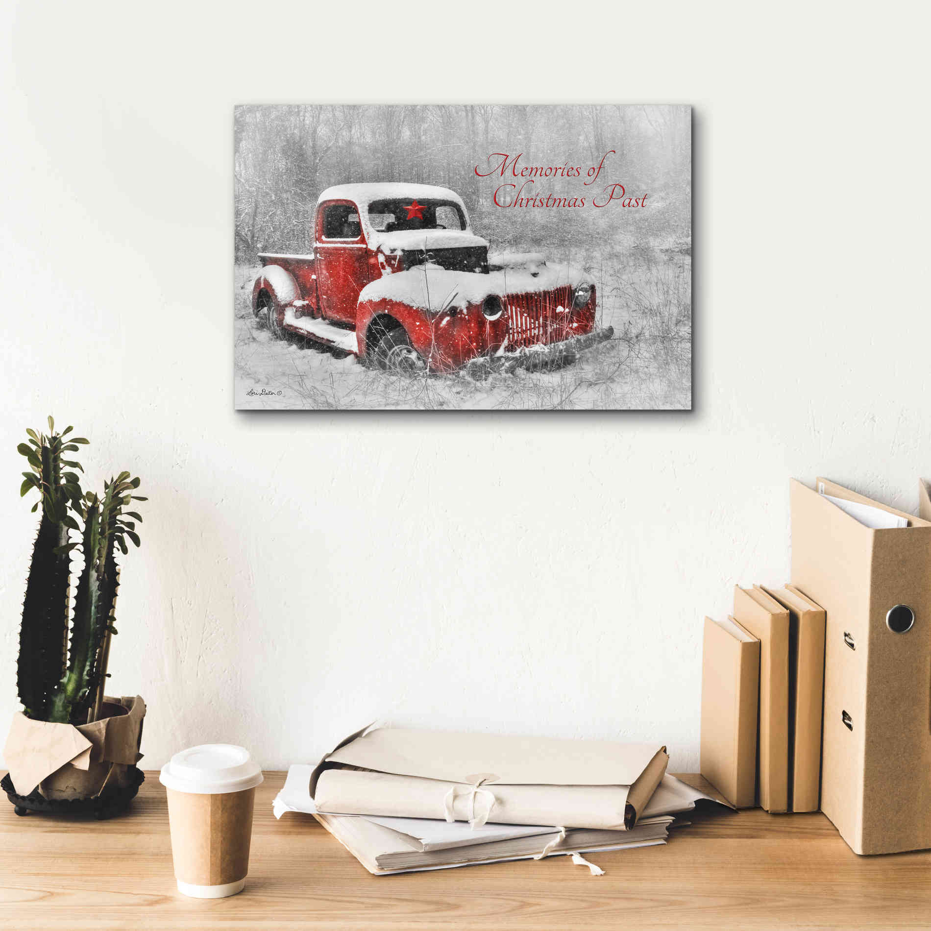 'Christmas Past' by Lori Deiter, Canvas Wall Art,18 x 12