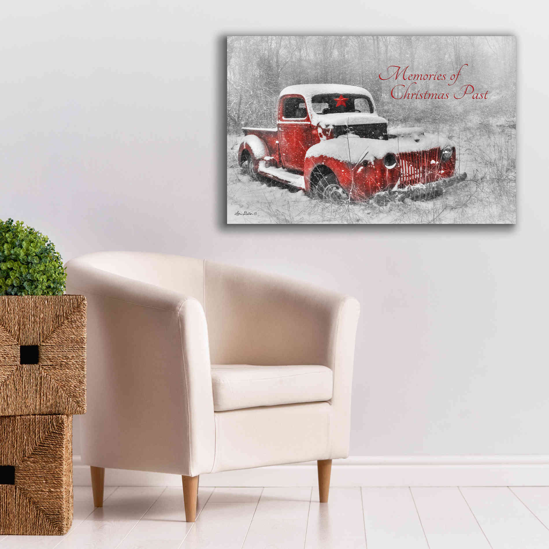 'Christmas Past' by Lori Deiter, Canvas Wall Art,40 x 26