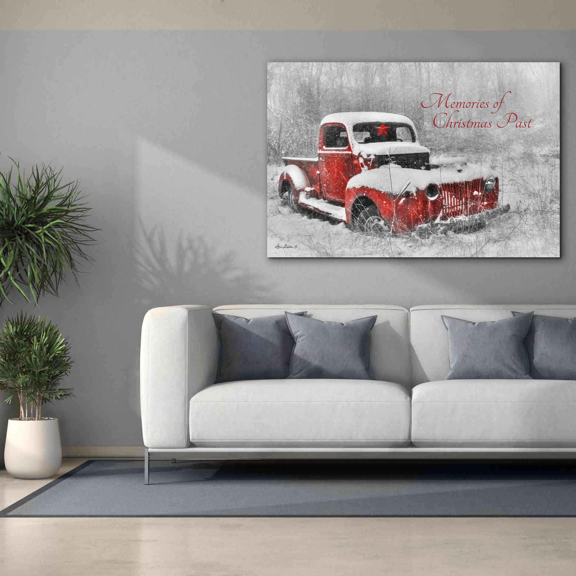 'Christmas Past' by Lori Deiter, Canvas Wall Art,60 x 40