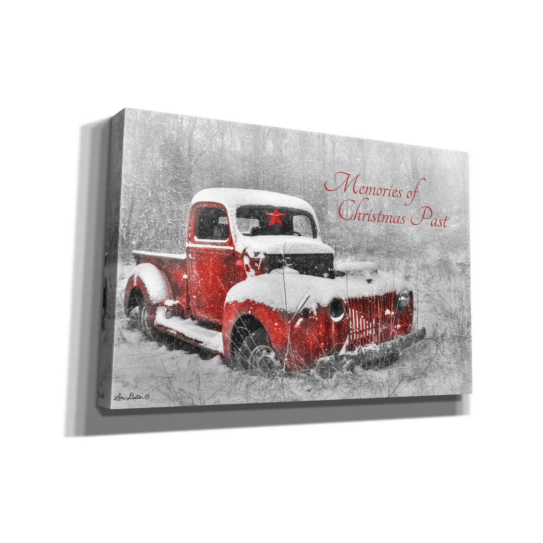 'Christmas Past' by Lori Deiter, Canvas Wall Art