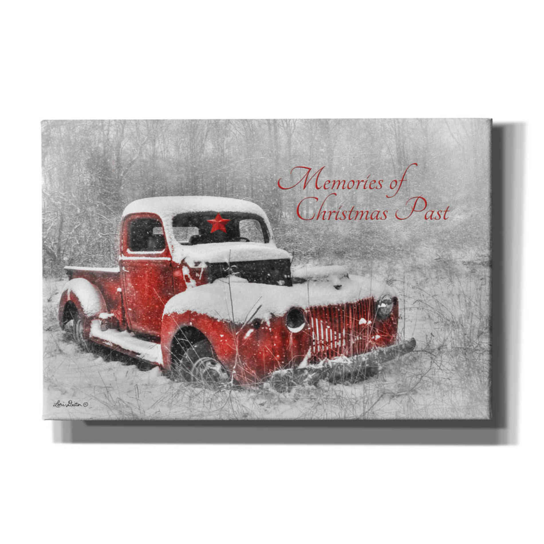 'Christmas Past' by Lori Deiter, Canvas Wall Art