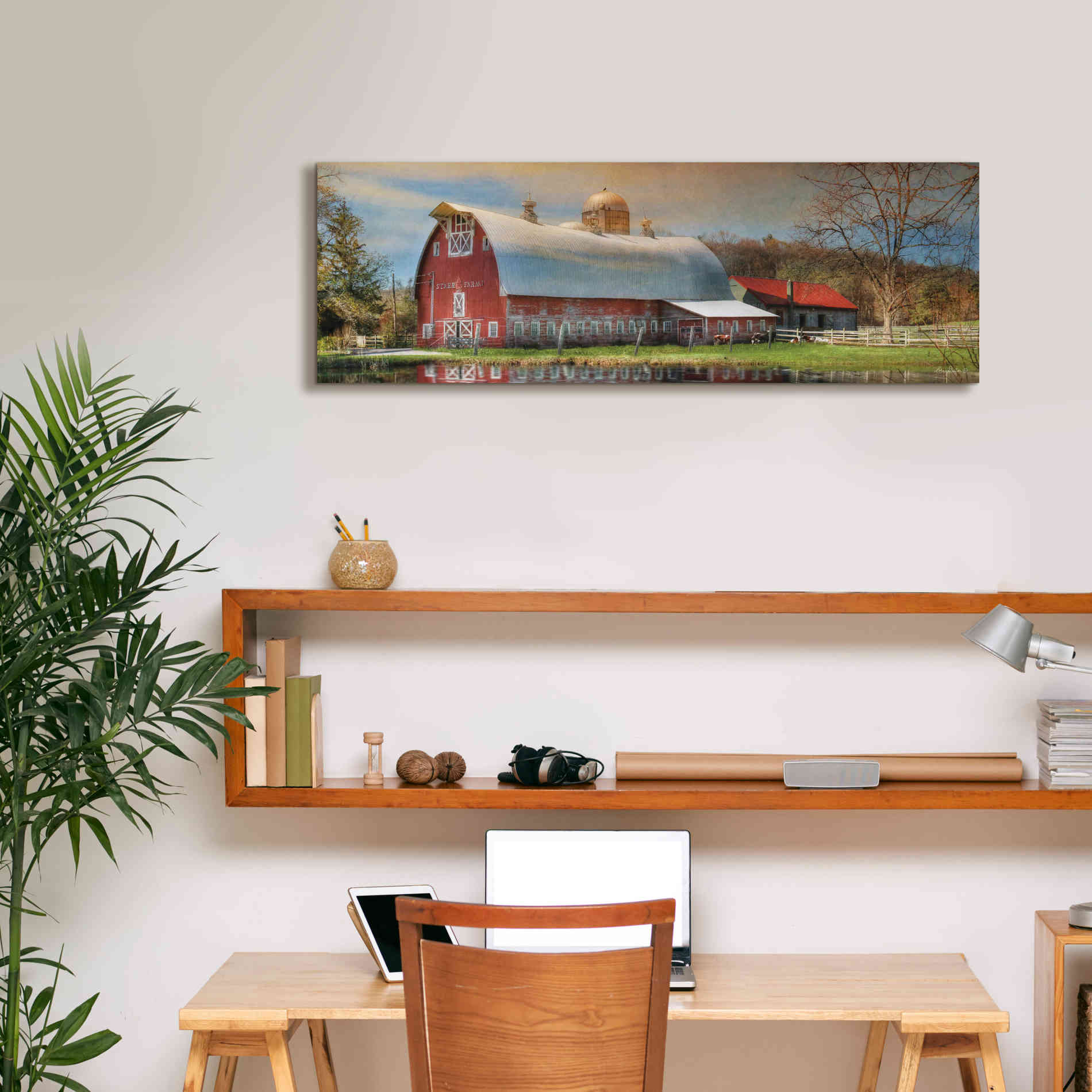 'Starr Farm' by Lori Deiter, Canvas Wall Art,36 x 12