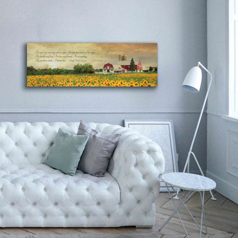 Image of 'I Thank Thee' by Lori Deiter, Canvas Wall Art,60 x 20