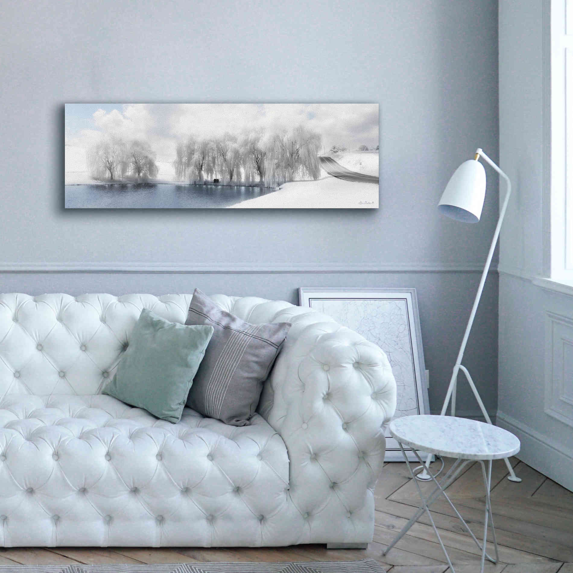 'Winter Willow' by Lori Deiter, Canvas Wall Art,60 x 20