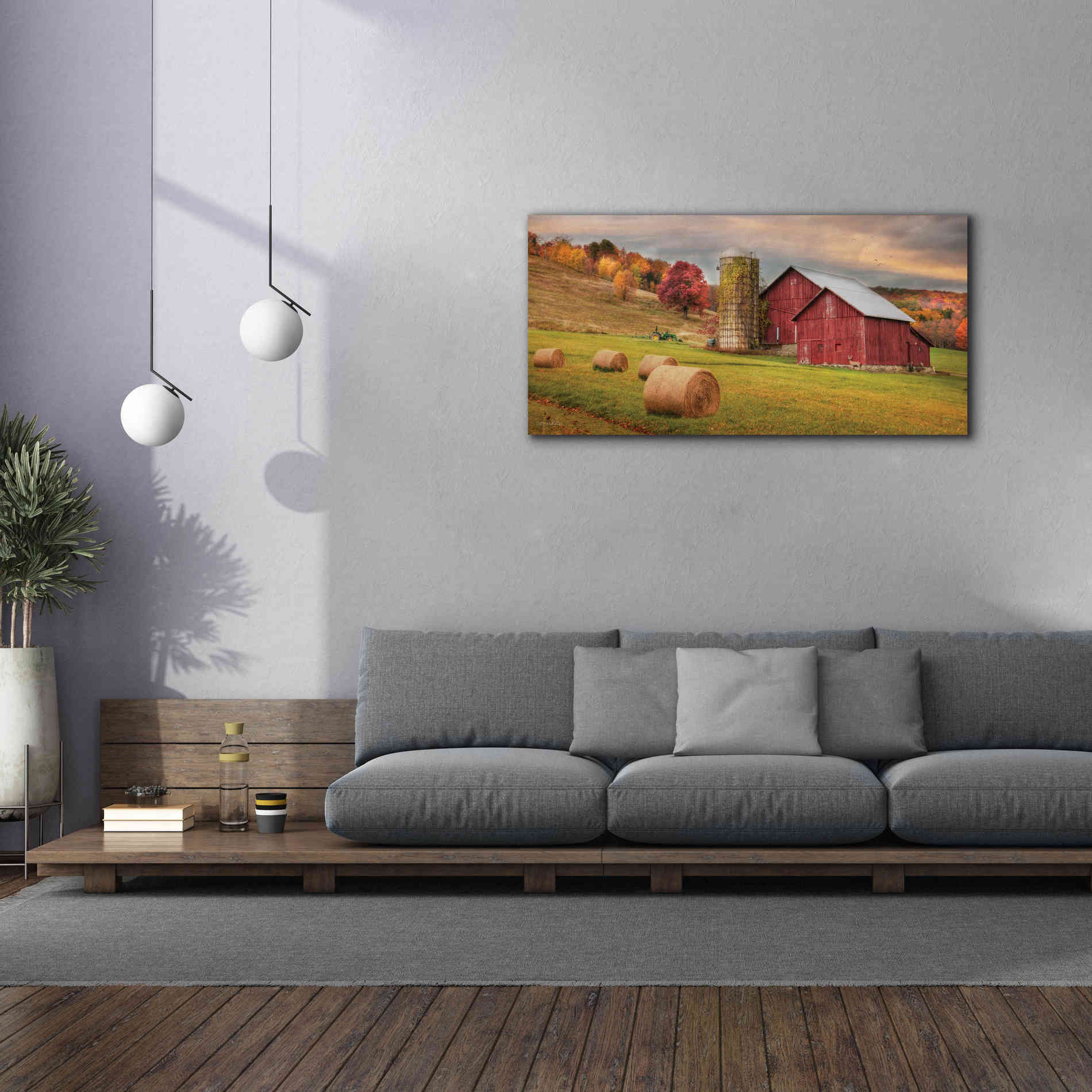 'Autumn Breeze' by Lori Deiter, Canvas Wall Art,60 x 30
