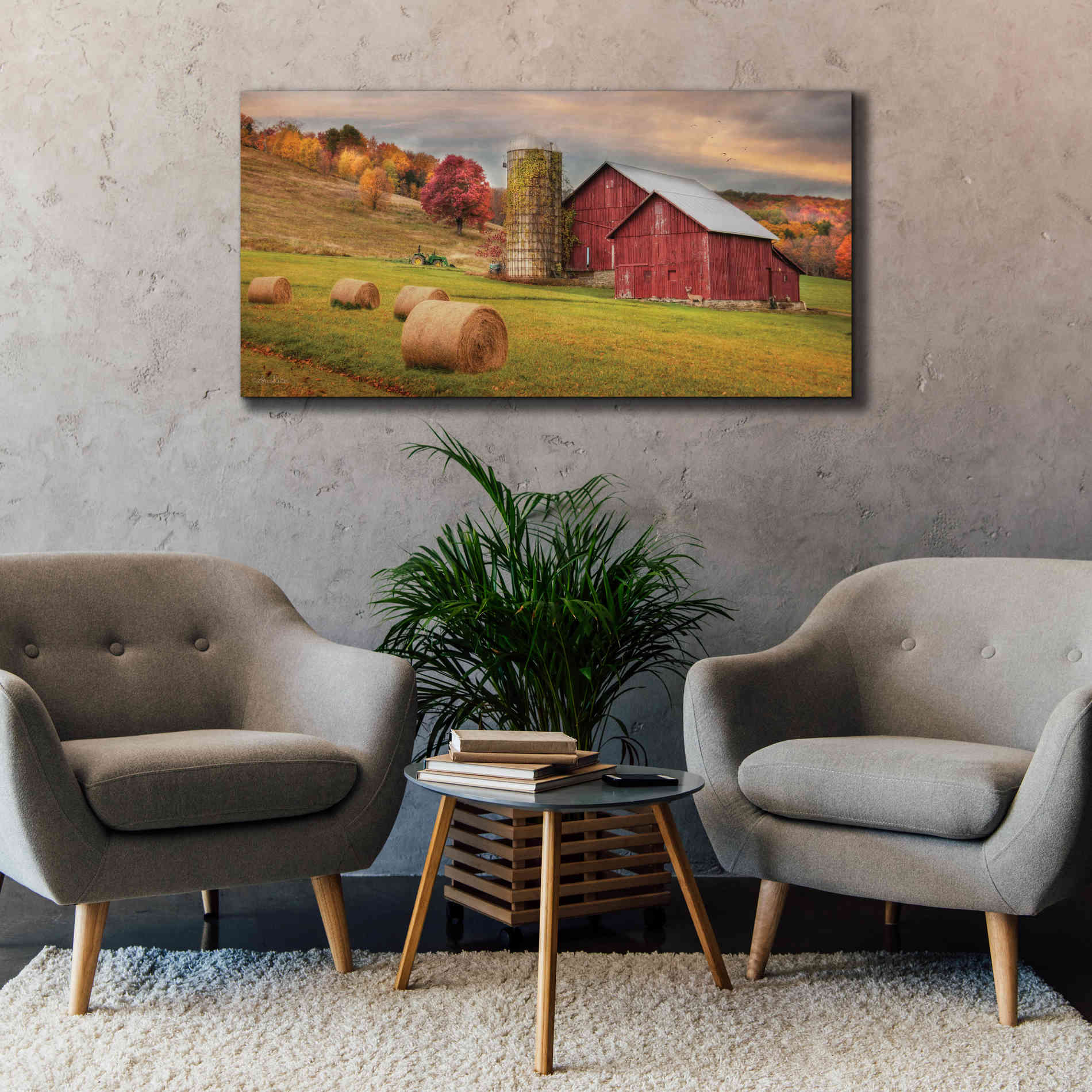'Autumn Breeze' by Lori Deiter, Canvas Wall Art,60 x 30