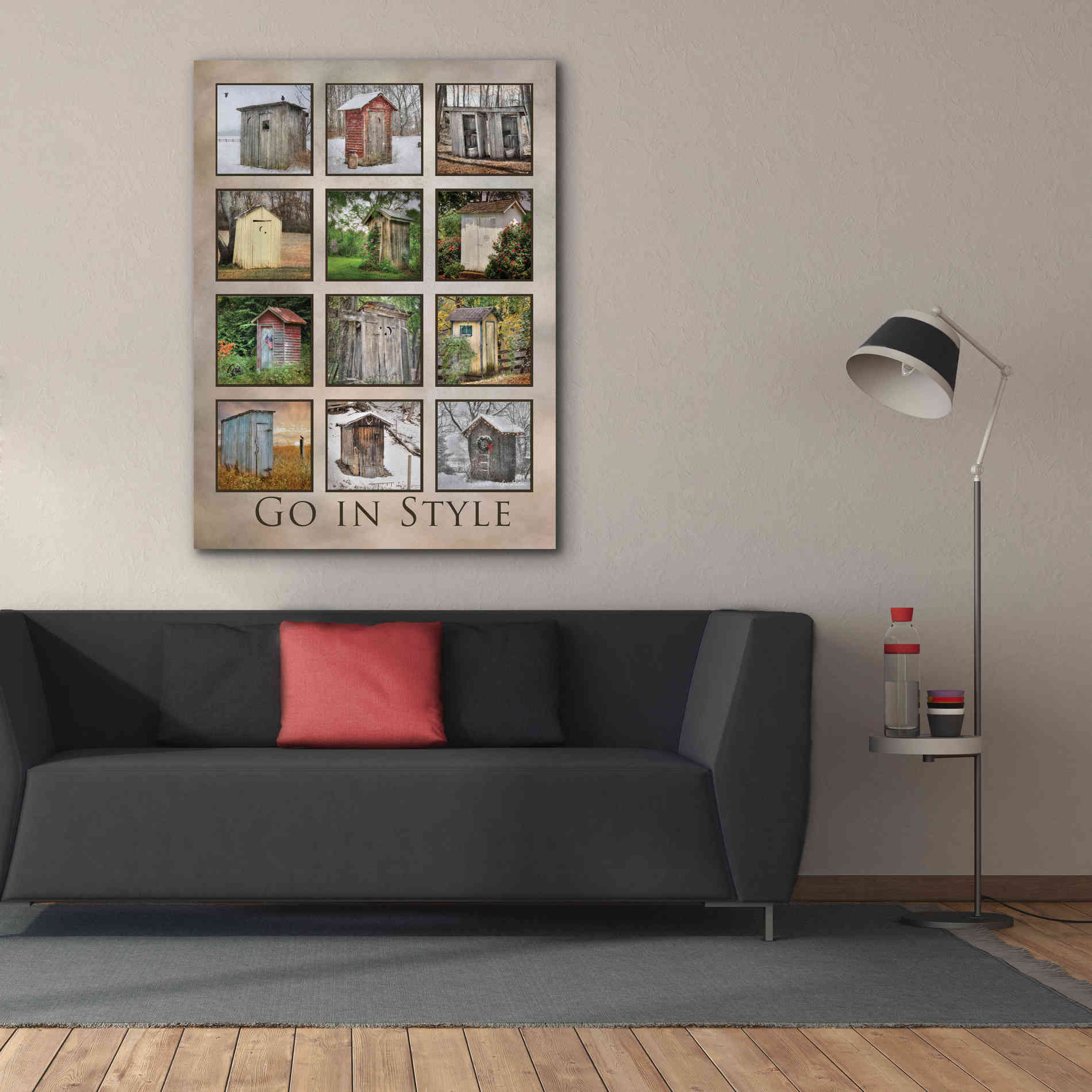 'Go in Style' by Lori Deiter, Canvas Wall Art,40 x 54